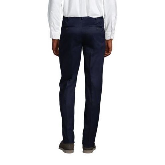 Men's Comfort Waist No Iron Twill Dress Pants 426847 - Picture 3 of 6